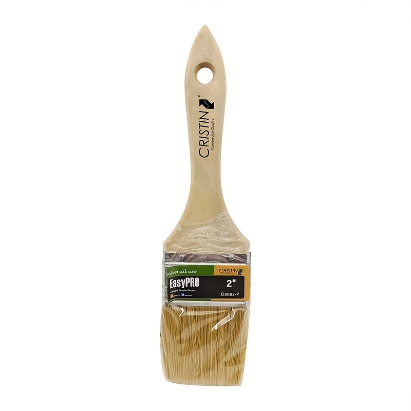 Easypro® Paintbrush 100% Bristle Soft Wooden Handle - Temu