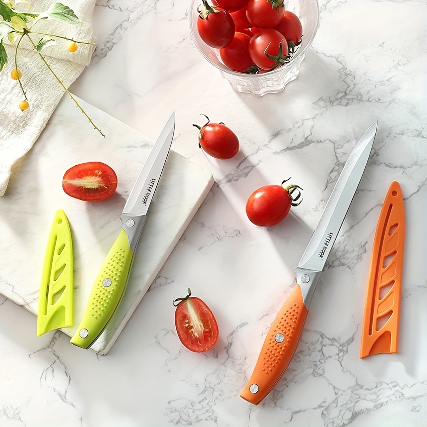 1pc Paring Knife - 4 Inches&4.5 Inches Fruit And Vegetable Paring Knives -  Ultra Sharp Kitchen Knife - Peeling Knives - German Stainless Steel-ABS Han