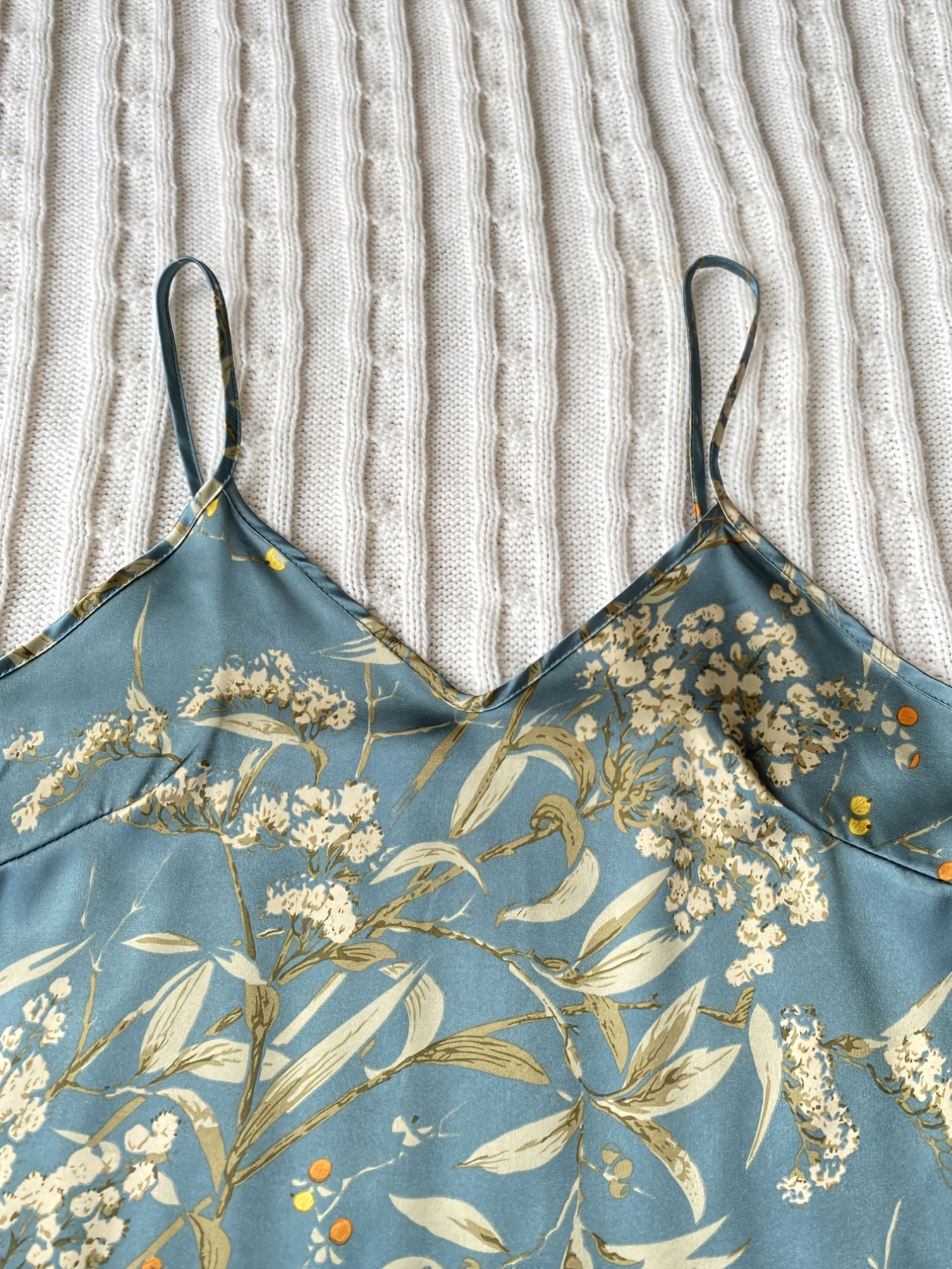 Elegant Floral Print Cami Tops Ruffle Hem Shorts Pajama Set - Temu Malaysia