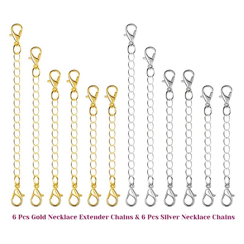 Chain Extender Jewelry Necklace Lobster Clasps And Closures - Temu