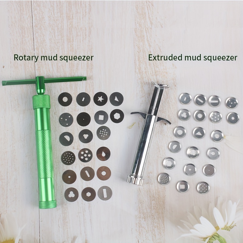 Clay Extruder Clay Tool Sugar Paste Extruder Cake Decor Tools Rotary  Crowded Mud Clay Extruder Craft Cake Fondant Sculpture Decorating Tool Set  Ceramics Pottery Clay Extruders With 20 Discs - Temu Italy