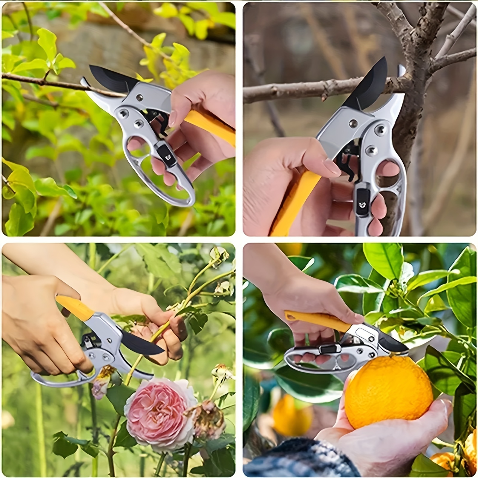 Pruning Shears For Gardening, 3 Times Easier To Work, Friendly To  Arthritis, Carpal Tunnel Syndrome And Small Hands, Comfortable, Sharp,  Durable, Sturdy Ratchet Garden Clippers - Temu