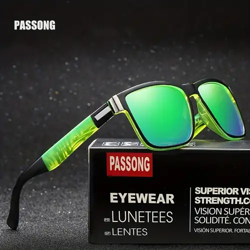 Gafas de sol polarizadas para hombre, lentes clásicas de pesca, Camping,  senderismo y conducción
