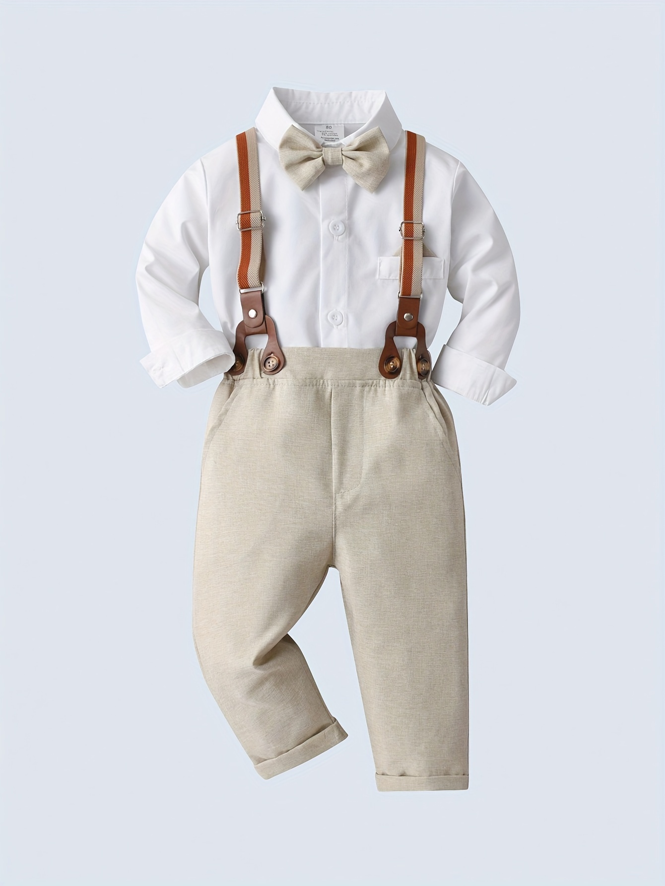 1st Birthday Outfit Boy Suspenders