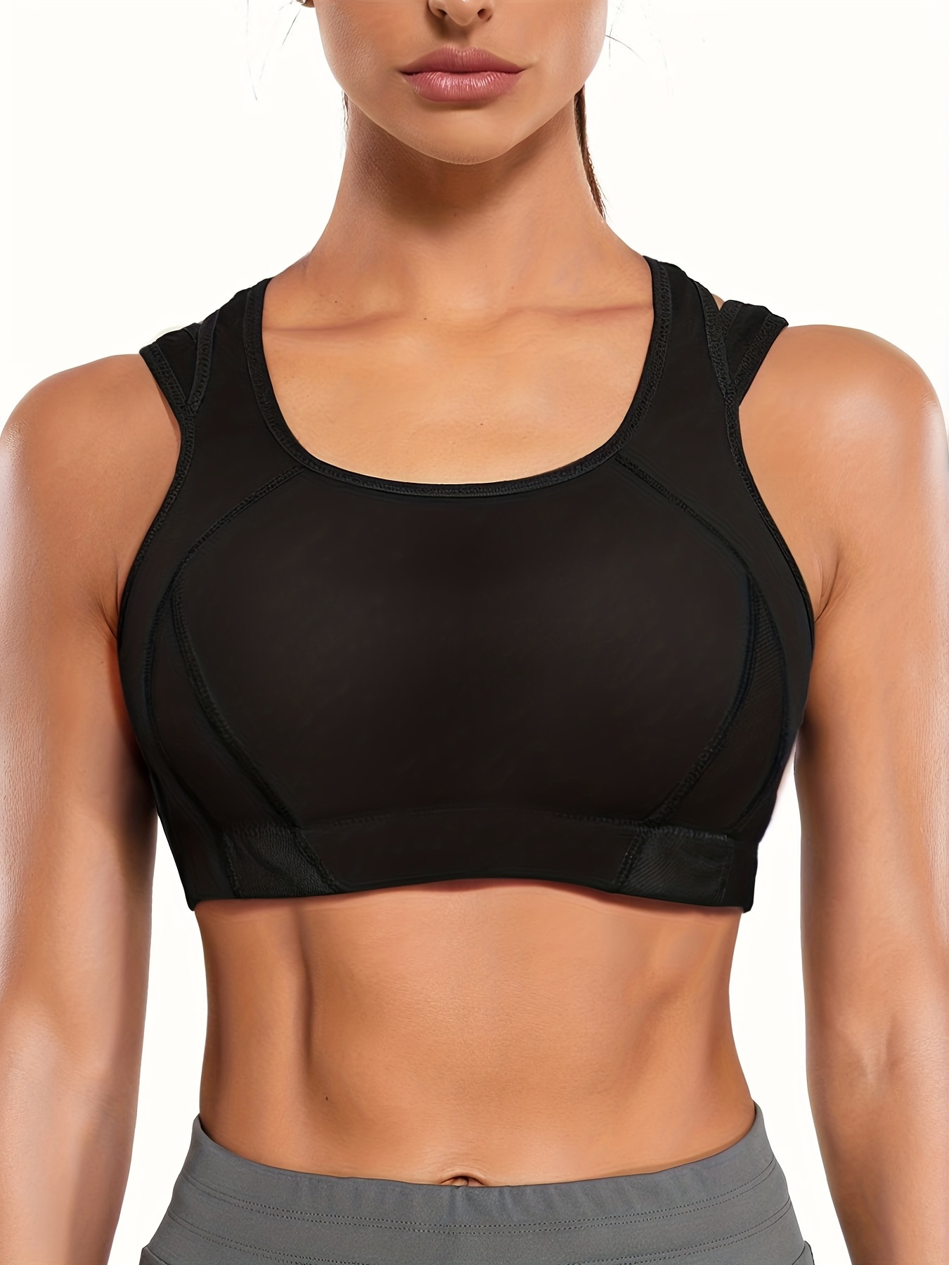 Is That The New High Support Contrast Binding Color-block Sports Bra ??