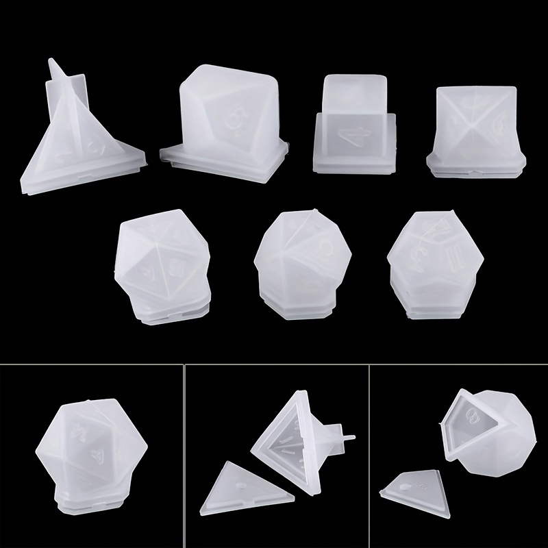 Epoxy Resin Mold Dice Dried Flower Silicone Mould Making Multi