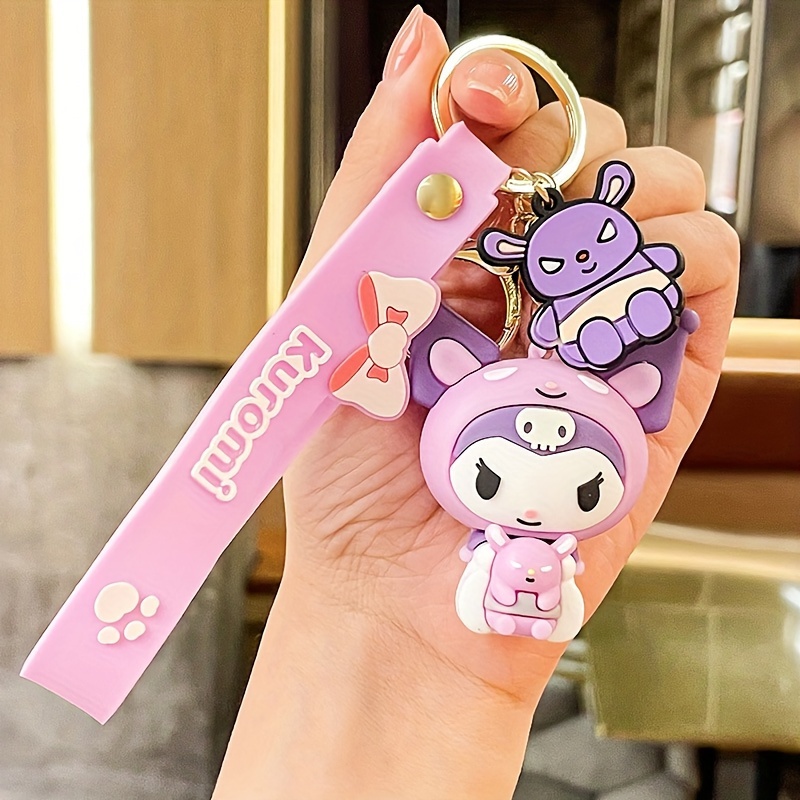 Diy Key Chain Cute Cinnamoroll Kuromi Hello Kitty - Temu