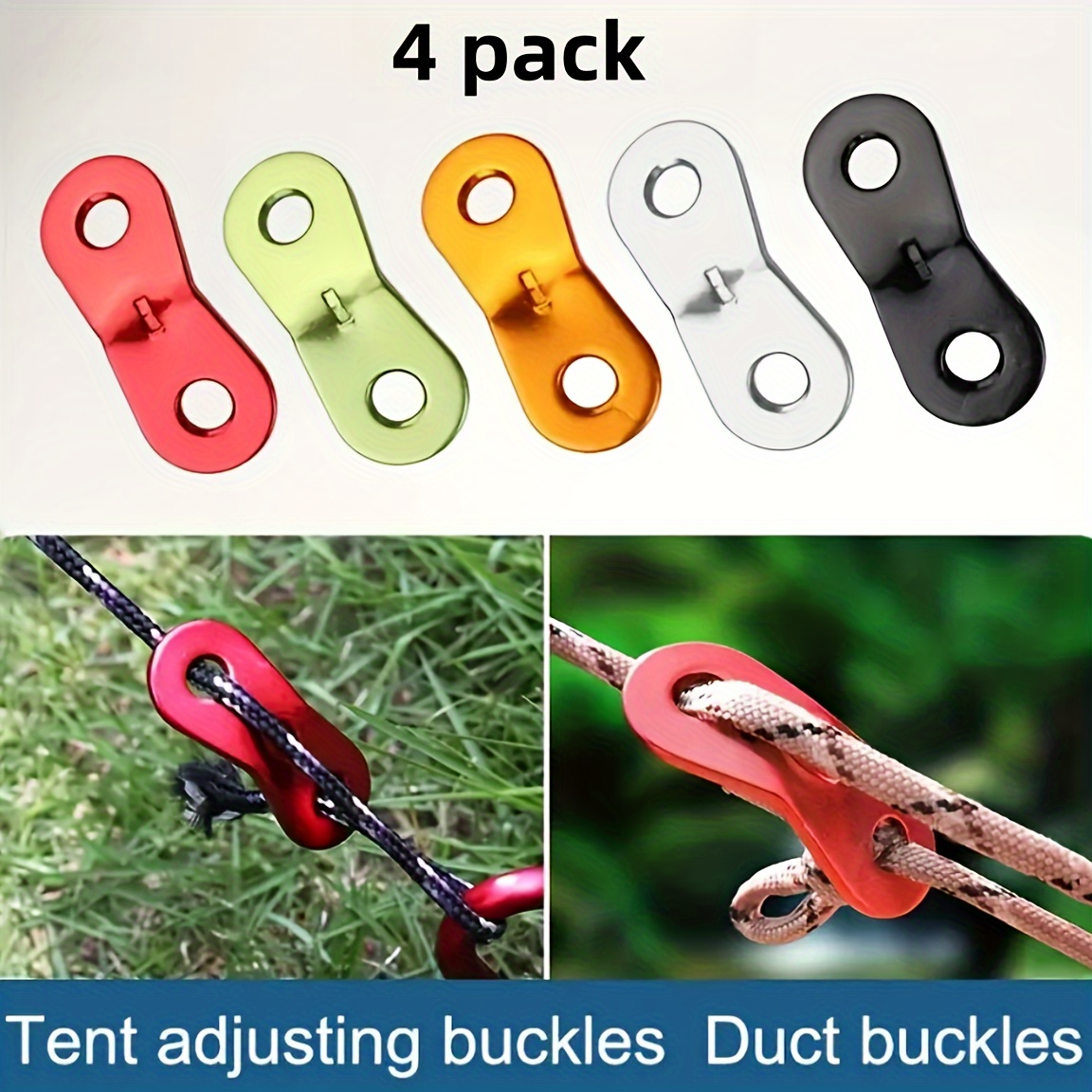  4pcs 4mm Reflective Nylon Cord with Aluminum Adjuster Guyline Tent  Cord Tensioner, 4M Outdoor Paracord Utility Rope Line for Tent Tarp, Canopy  Shelter, Camping, Hiking, Backpacking,Clothesline : Sports & Outdoors