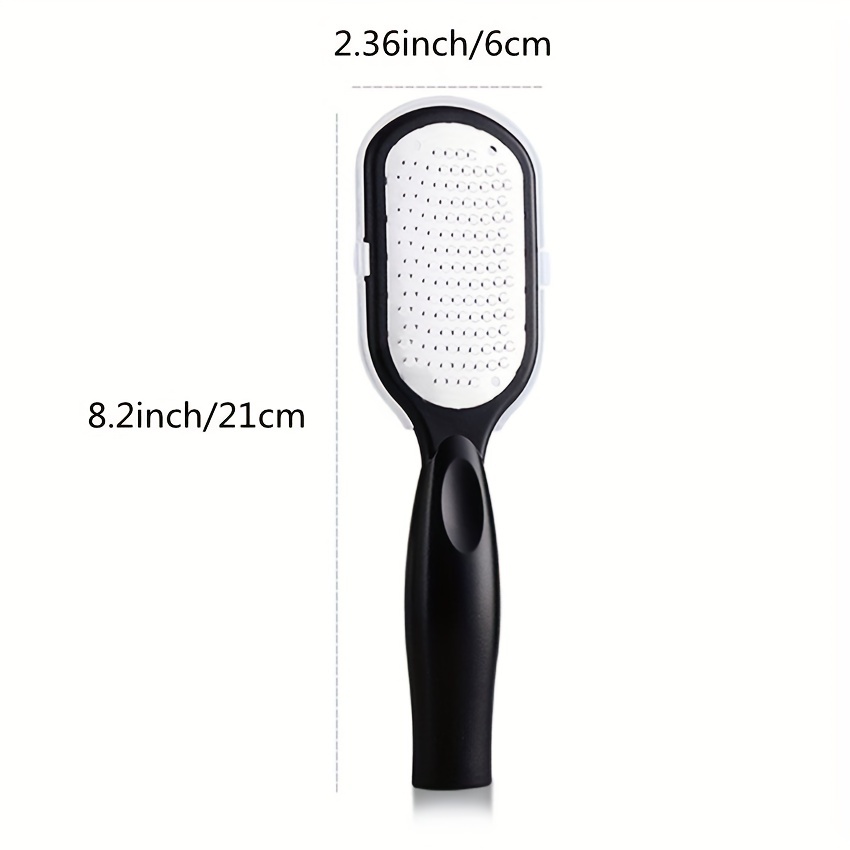 Professional 1PC Black Stainless Steel Double-Side Foot File Heel Grater  For The Feet Pedicure Rasp Remover Scrub Pedicure Tool - AliExpress