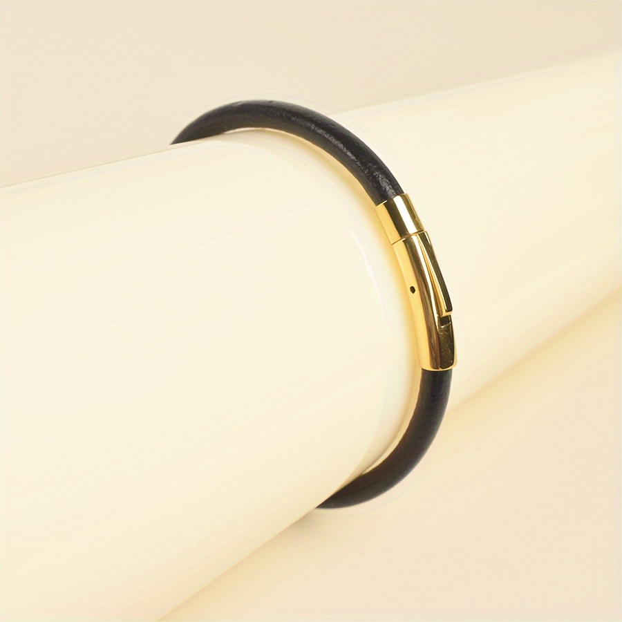 Women's Leather Bangle, Daily Wear Accessory Gift