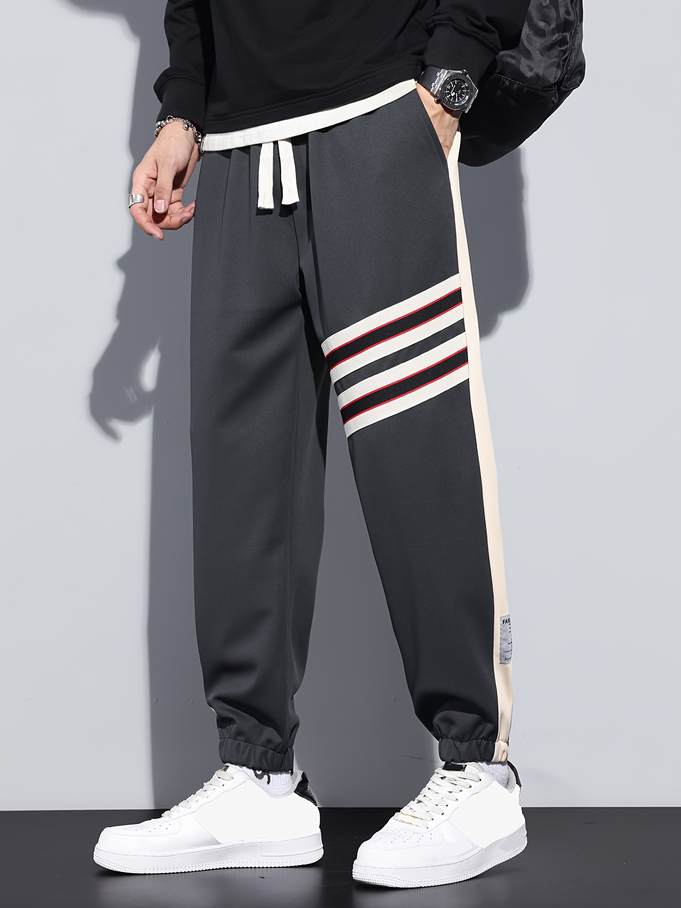 Men's Casual Striped Low Breathable Comfy Stretchy - Temu