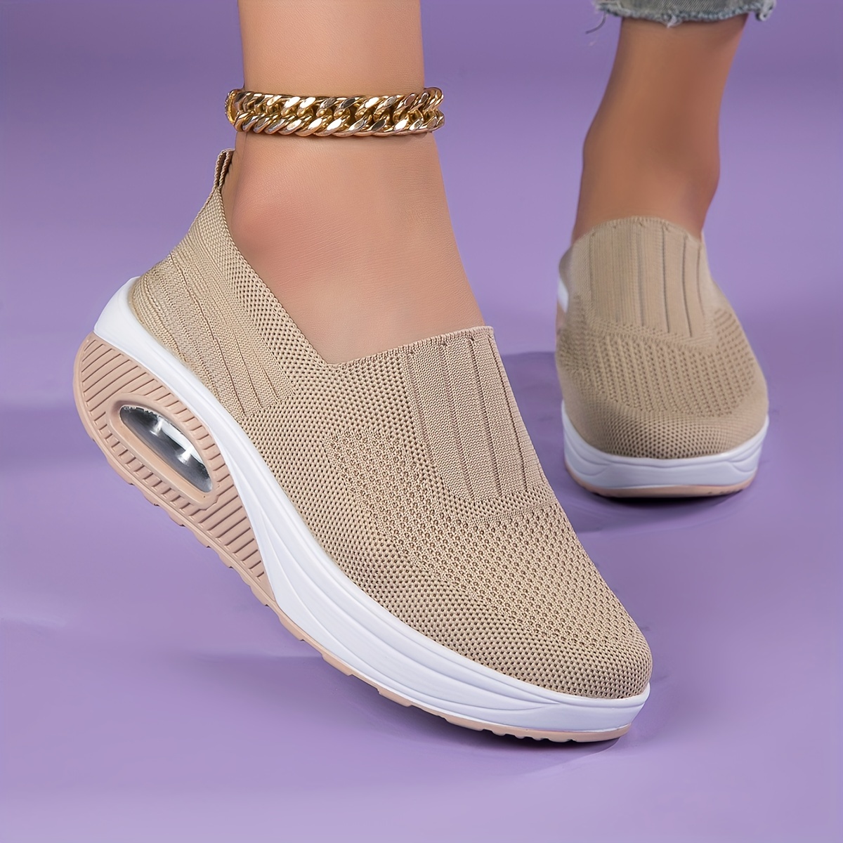 Running Sneakers 2022 New Anti slip Air Cushion Breathable - Temu