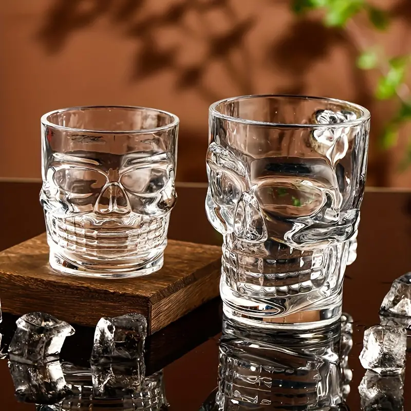 Skull Whisky Glasses Goth Horror Whisky Glasses Stylish - Temu