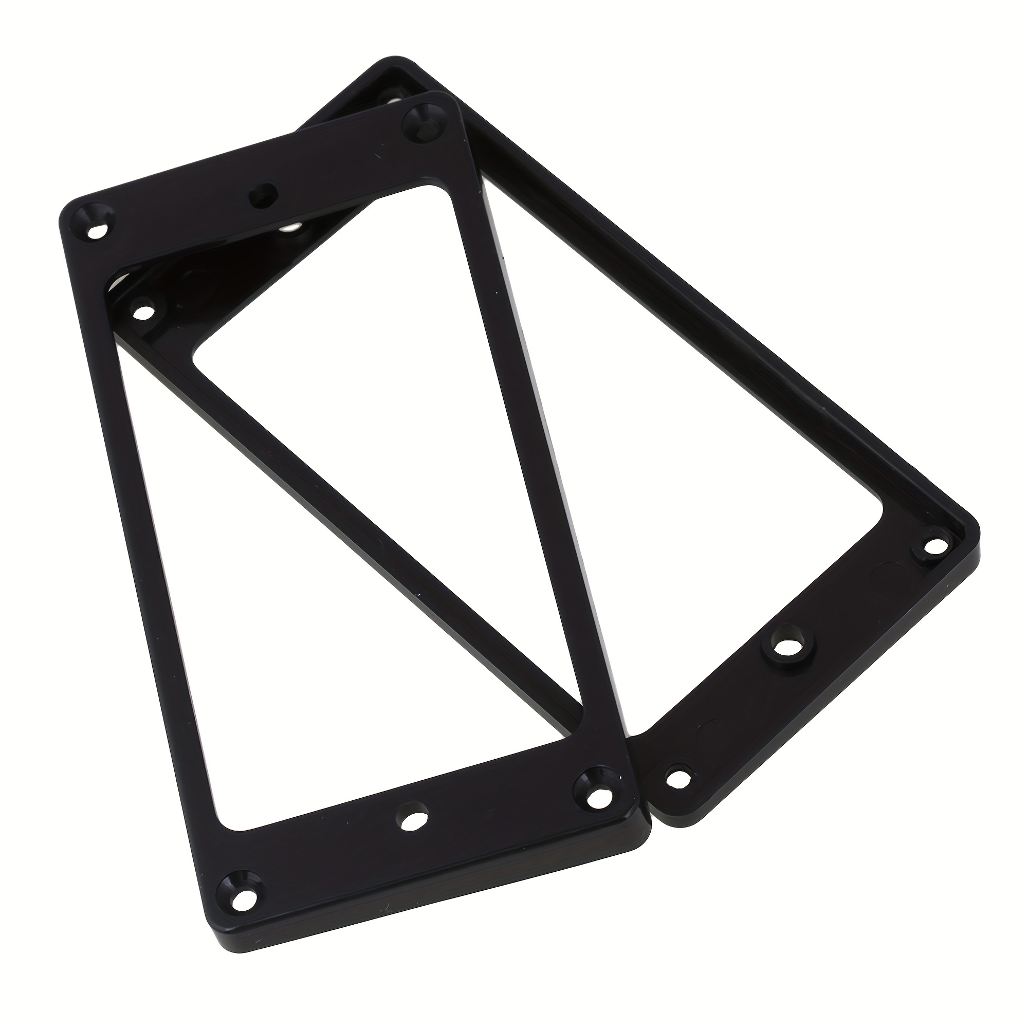 Guitar Humbucker Ring Flat Bottom Black 3mm Thickness