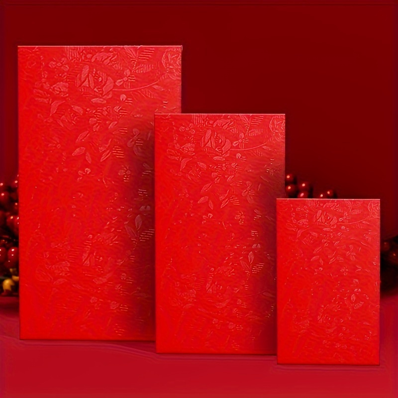 Enveloppe rouge nouvel An chinois pour la fête de mariage Enveloppes de  paquets