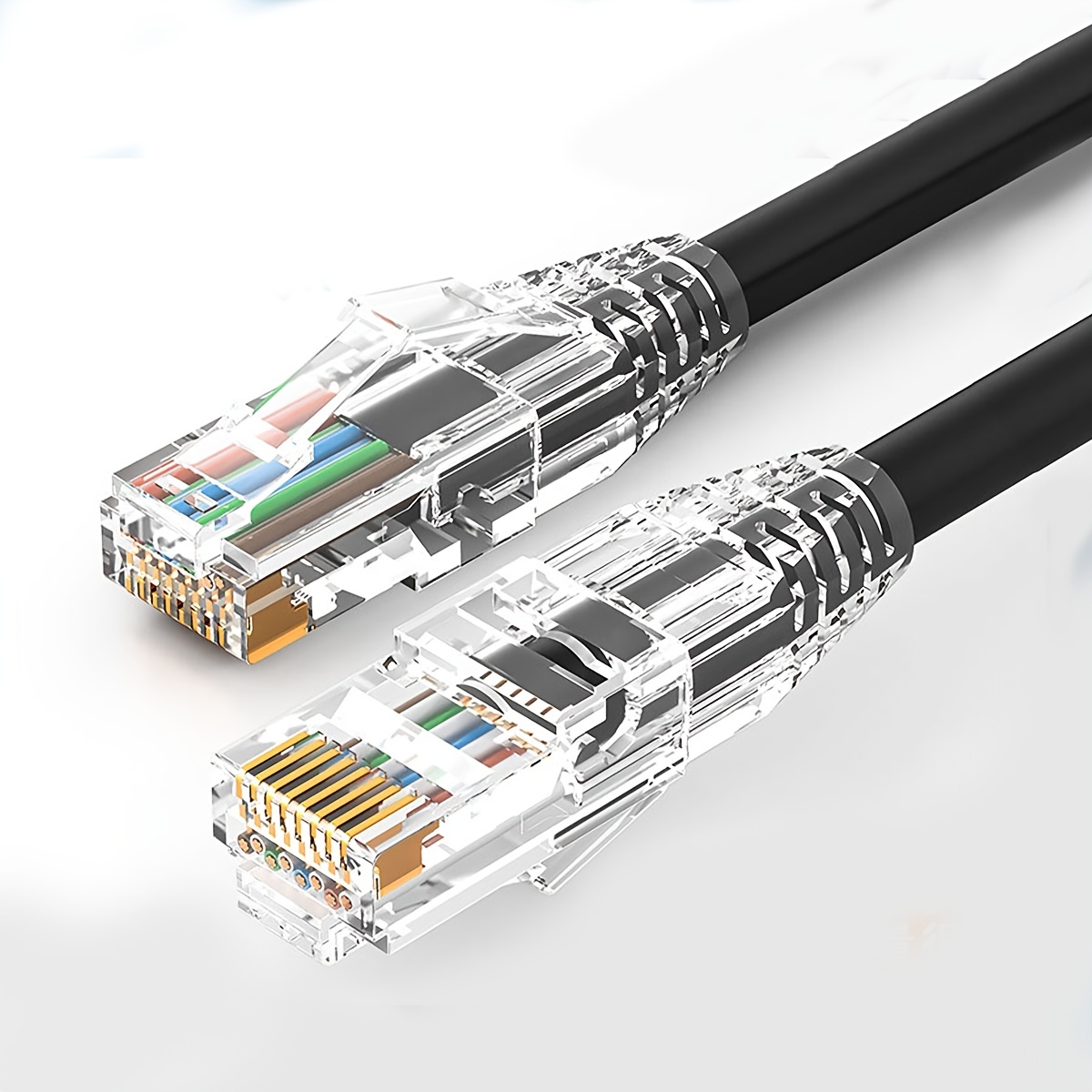 Ethernet Cable Glanics Cat 8 Internet Cable Flat Lan Cord - Temu