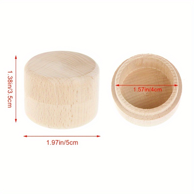 Wooden Storage Box Wedding Ring Jewelry Trinket Box