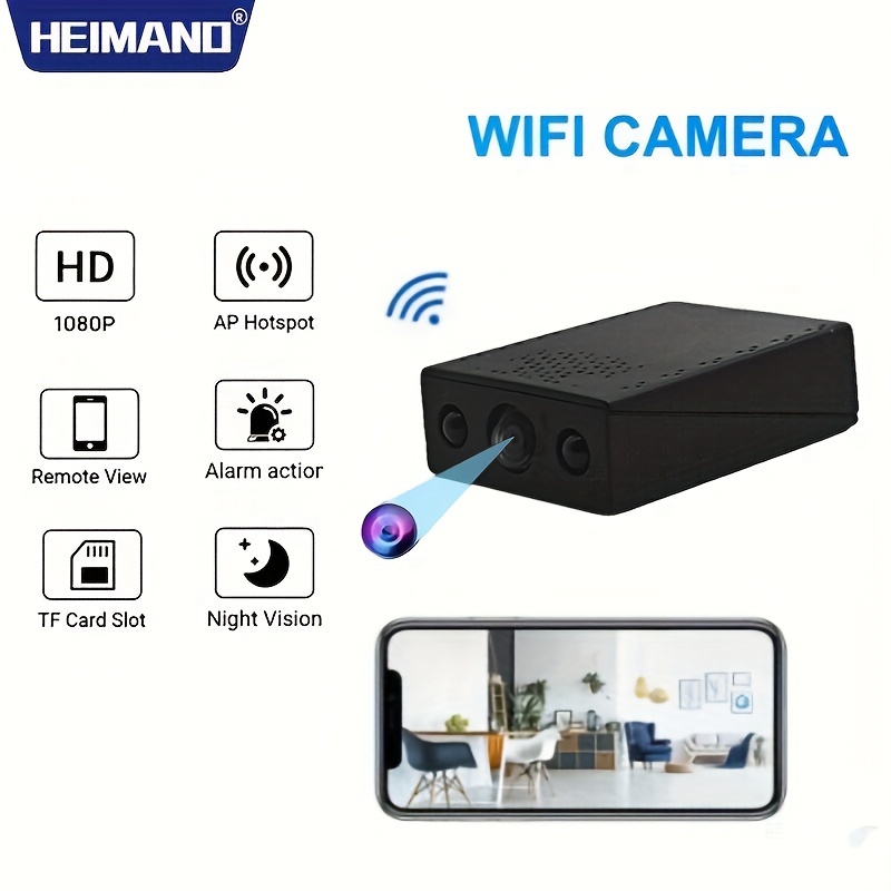 V380 Mini cámara WiFi HD Micro Voz Video Grabadora Inalámbrica IP  Aplicación celular