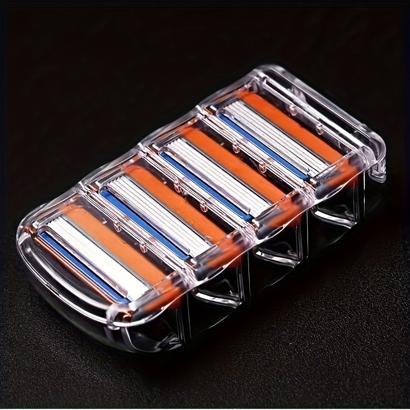 5 Layer Razor Blade Manual Beard Scraper Head Stainless Steel 4-36 Pcs