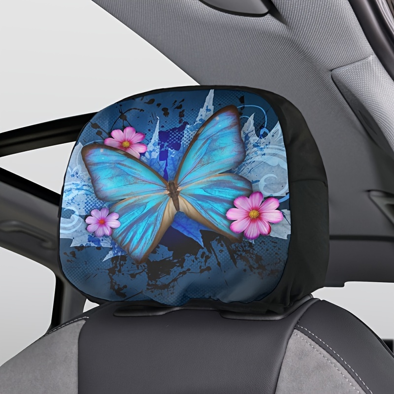 Reposacabezas Coche/auto Diseño Flores Asiento Interior - Temu Mexico