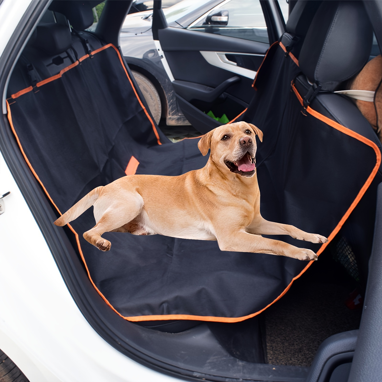 Funda de asiento de coche para perro, alfombrilla impermeable para