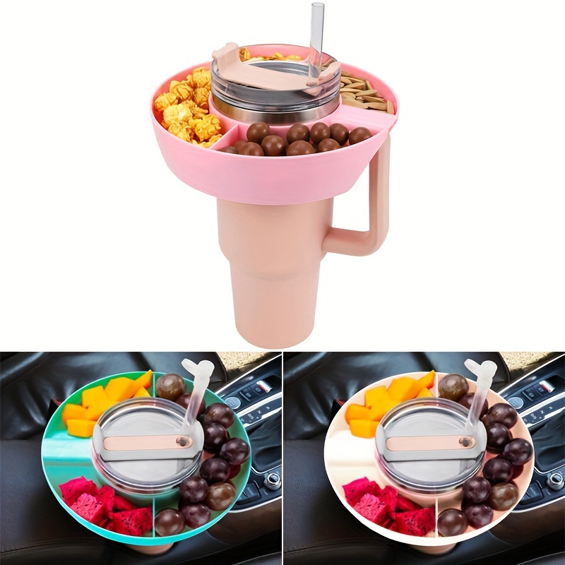1pc Cup Accessory Snack Tray, Easy To Assemble, Suitable For