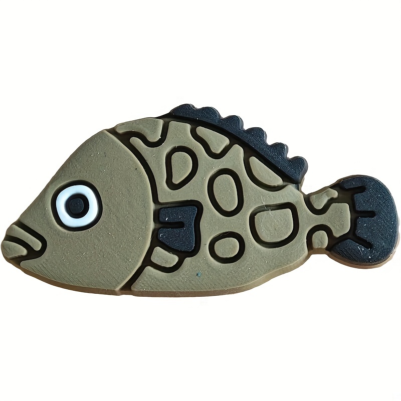 High Quality Fish Pattern Croc Shoe Charm Fit Clog Texas - Temu
