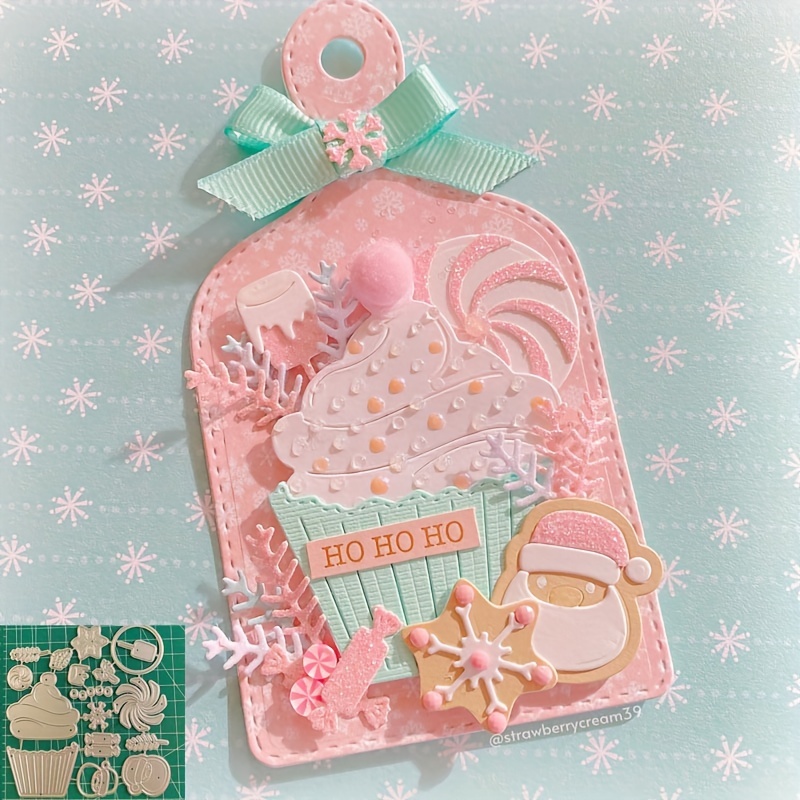 Baby Bottle Shaker Metal Dies Scrapbooking Album Embossing Card