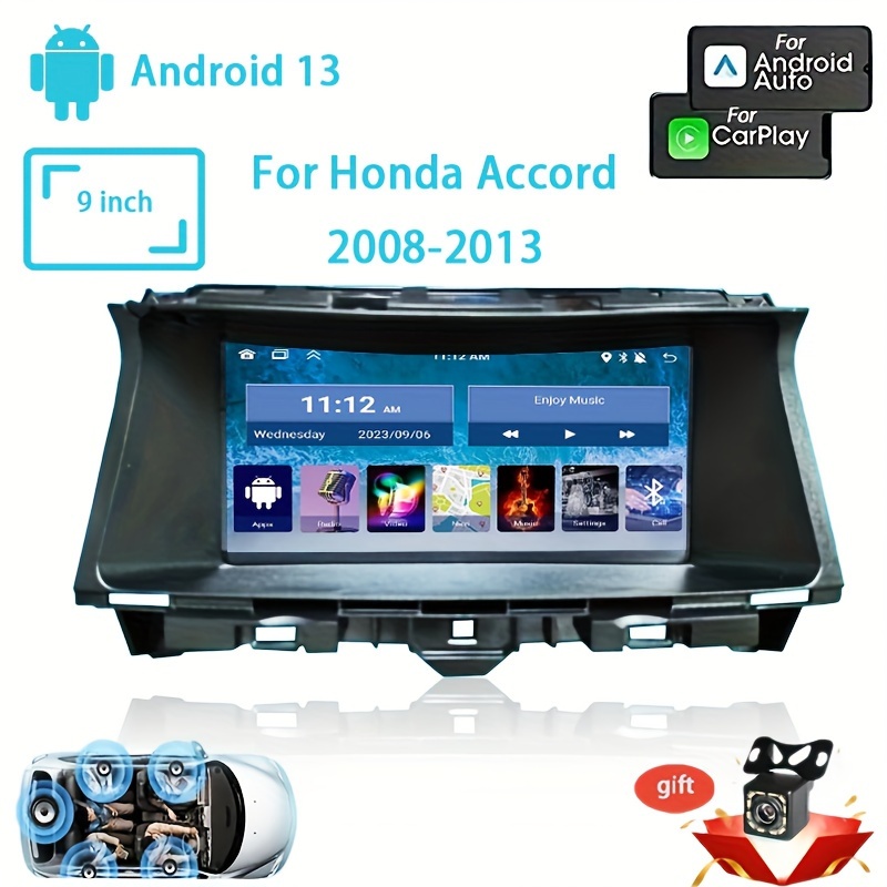 For Accord 2008-2013 Android 13 2+64gb Gps Car Navigation Wifi