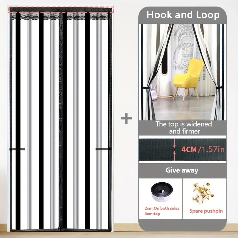 Insulated Door Curtain, Thermal Magnetic Self-Sealing EVA Door