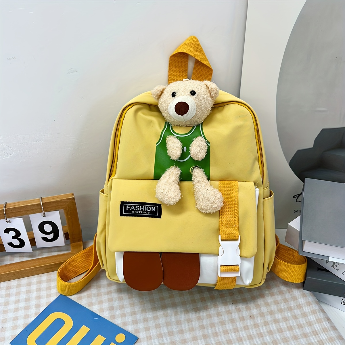 Petit Ours Sac à dos en peluche pour enfants Sacs d'école pour enfants  Enfants