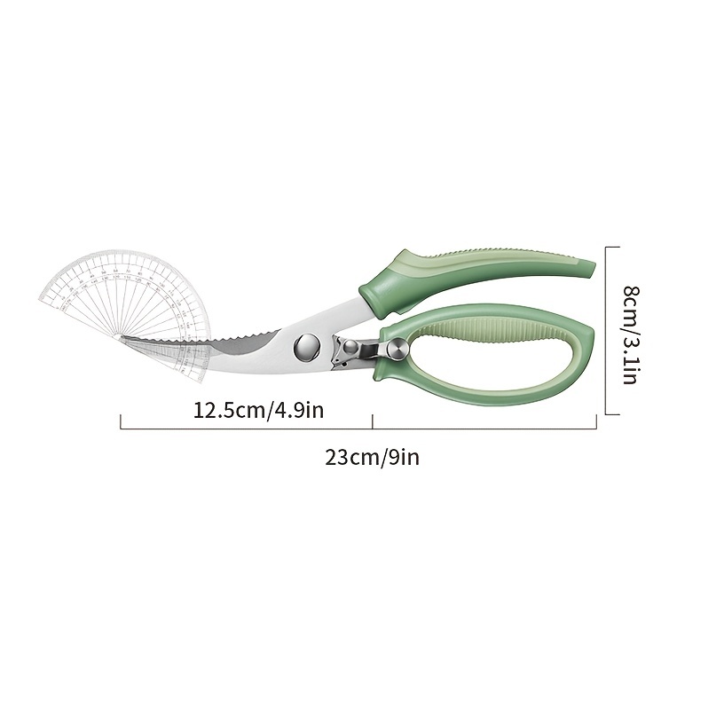 Multifunction Semi-automatic Bone Cutter Strong Chicken Bone Scissors  Kitchen Shears Stainless