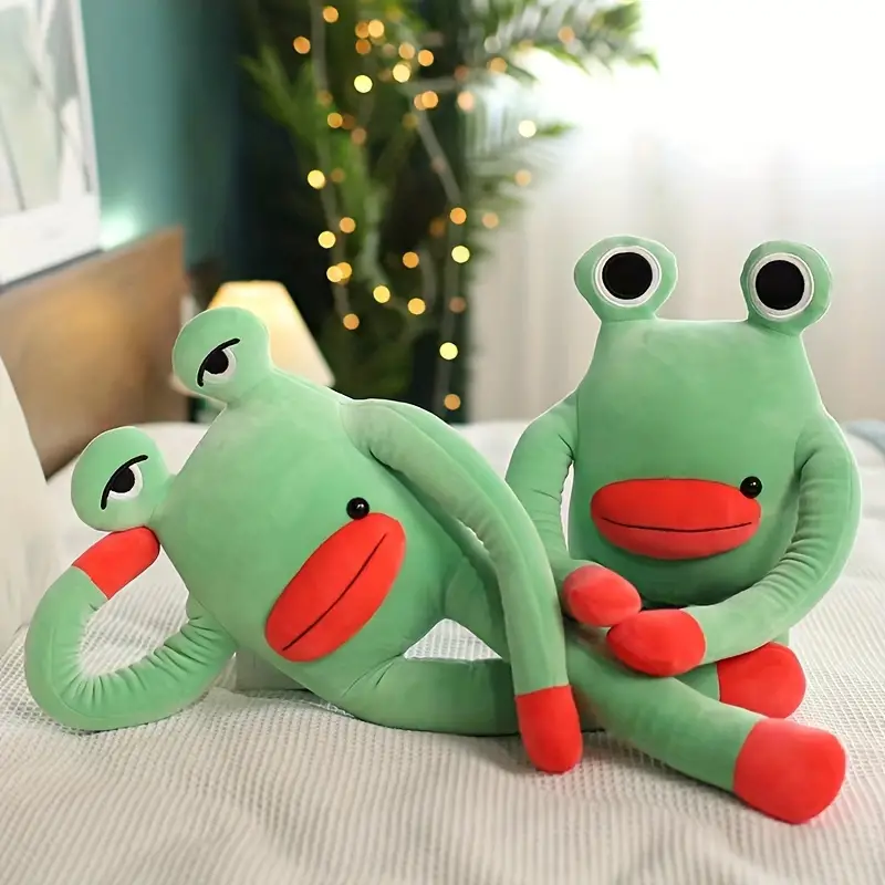 Pillow Frog Plush Toy Suitable Home Decor Shopping Malls - Temu Australia