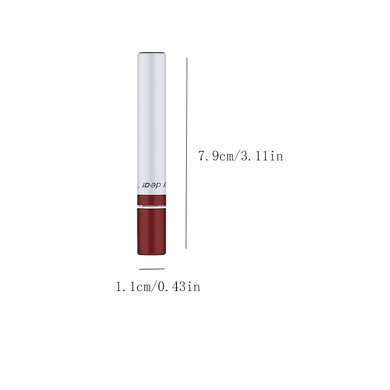 1/3pcs Matte Velvet Lip Gloss Set Cigarette Tube Lipstick Pen