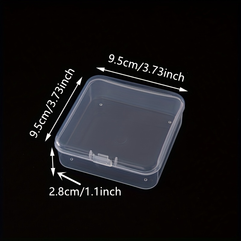 Transparent Plastic Small Storage Box Square Plastic - Temu