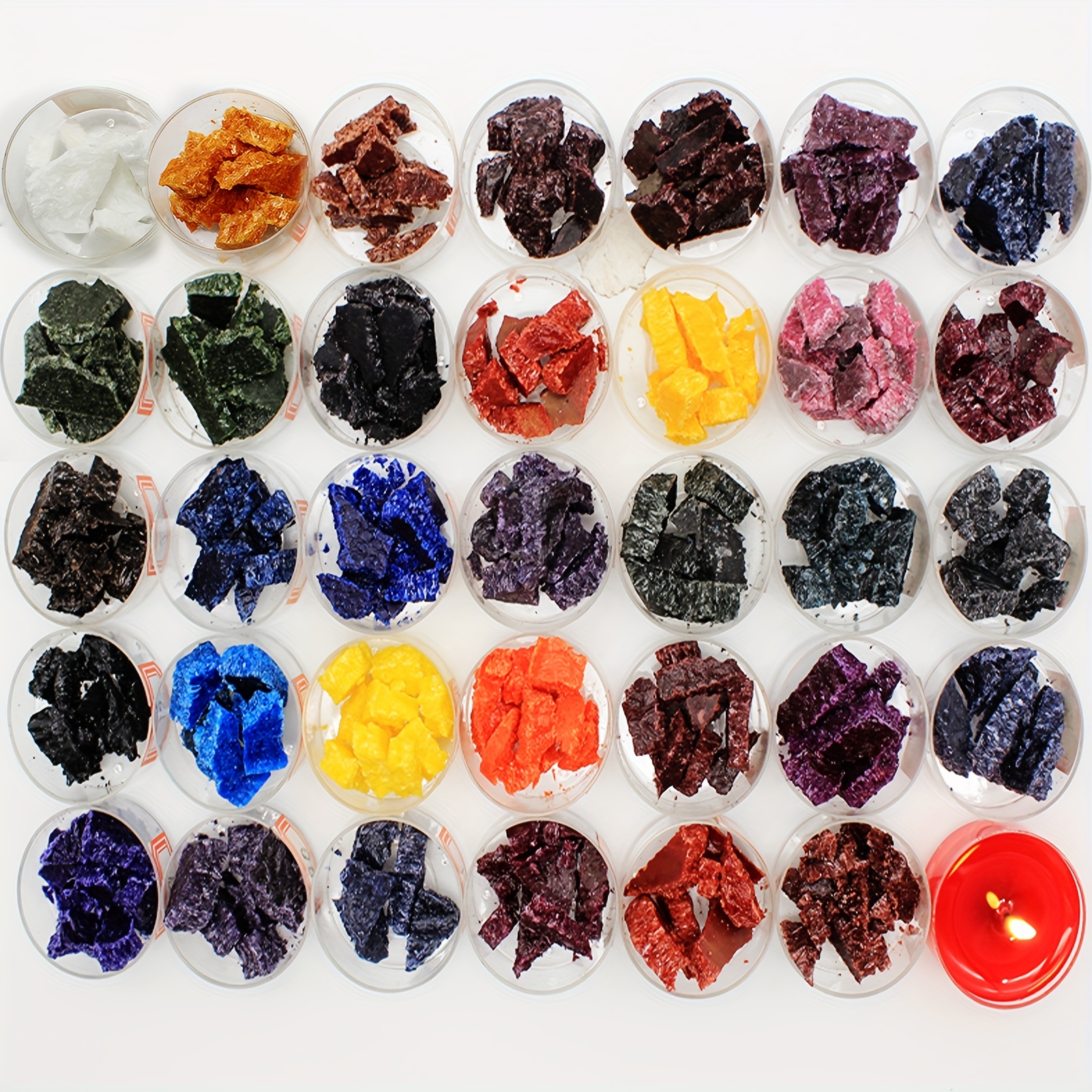 34 Colors Wax Dye For Candle Making (color Optional) - Temu