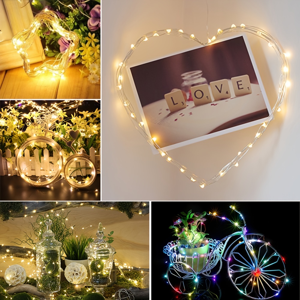 DAYBETTER Smart Fairy Lights, Fairy Lights USB Plug in with Remote, 33ft  100 LED App Control Multicolored Twinkle Lights, Fairy Lights for Room  Bedroom Wedding Party Wall Christmas Tree Decorations – Daybetter