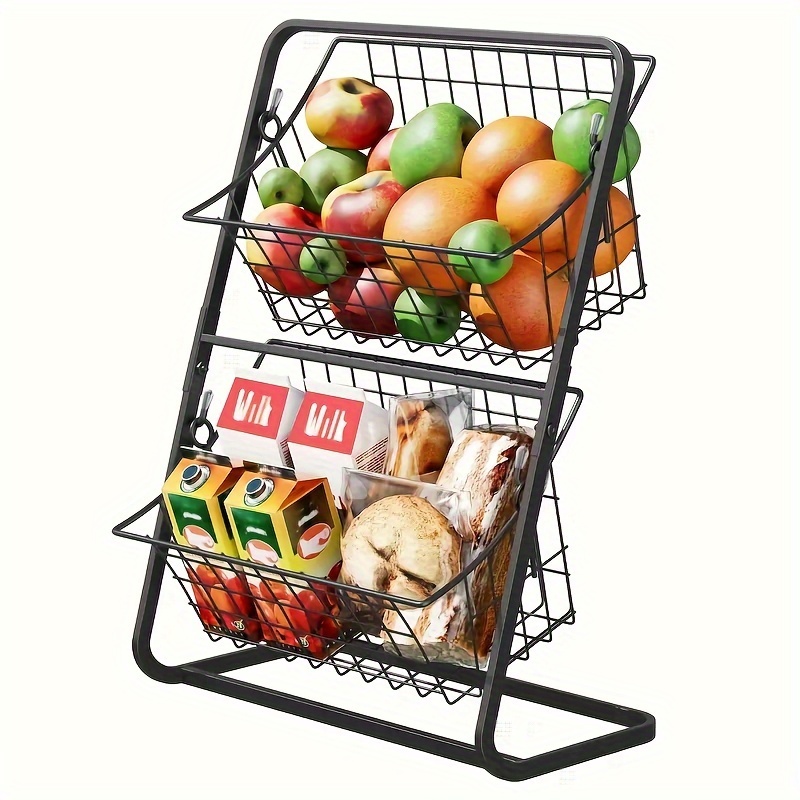 Multi level Shelf Floor Storage Basket For Living Room Toy - Temu