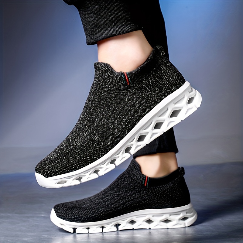 Men's Sock Shoes Slip on Sneakers Athletic Shoes Lightweight