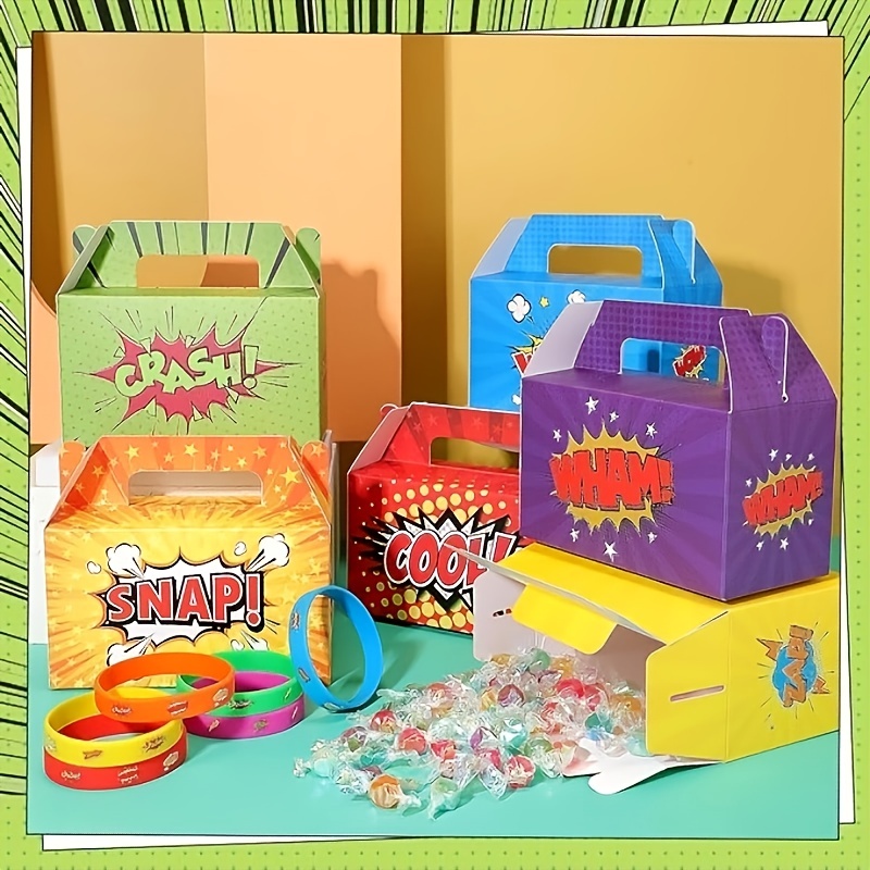 Birthday Party Favors Include 24 Snap Snack Treat Box Party - Temu