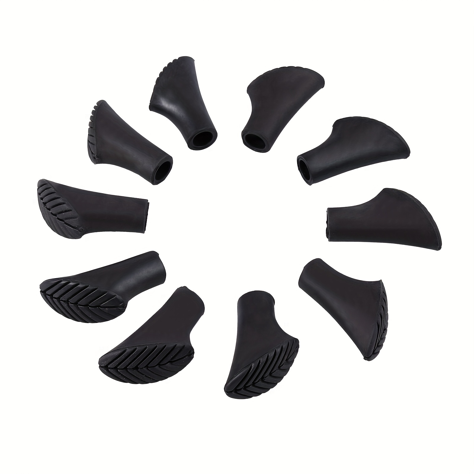 10pcs Non Slip Hiking Pole Pads for Stability and Protection