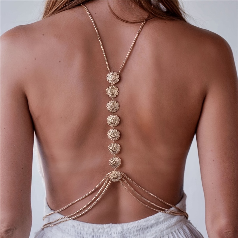Personality Exaggerated Sexy Chest Chain Body Chain Jewelry - Temu Canada