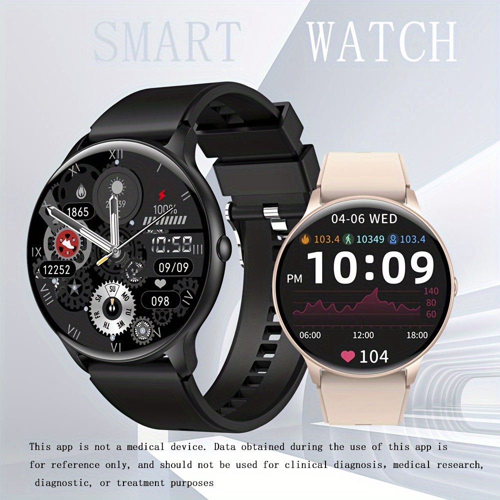 Smartwatch Mujer Y Hombres Reloj Inteligente Recibe Llamadas