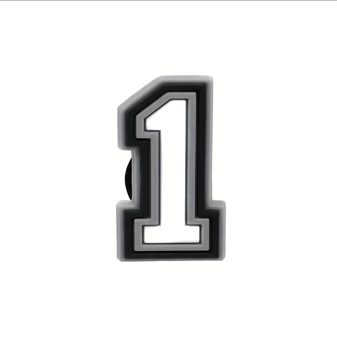 11 Pcs Numbers Pattern Shoe Charms For Clogs Sandals PVC Shoe Decorations