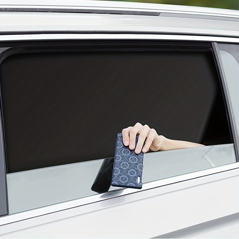 Car Magnet Side Window Sunshade Curtain Magnetic Black - Temu Australia
