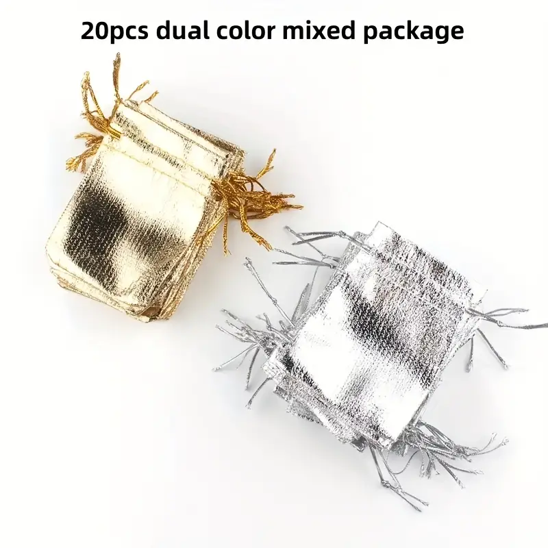 Bolsa Ziplock Papel Aluminio Dorado 20 50 Piezas Doble - Temu