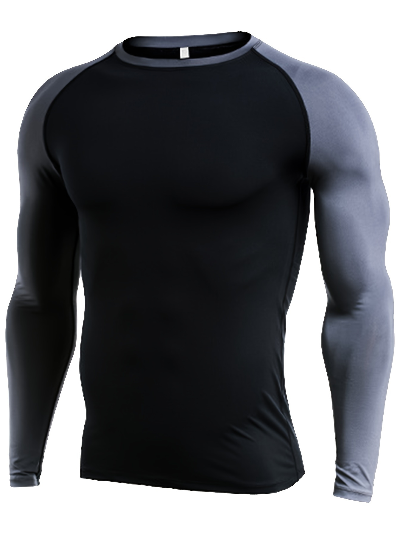 Quick dry Purple Compression Shirt For Men Long Sleeve - Temu