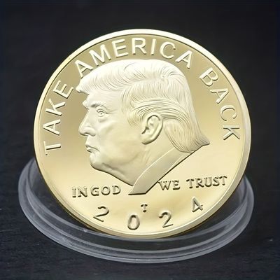 celebrate trumps 2024 revenge tour with this american eagle commemorative coin collectible gift