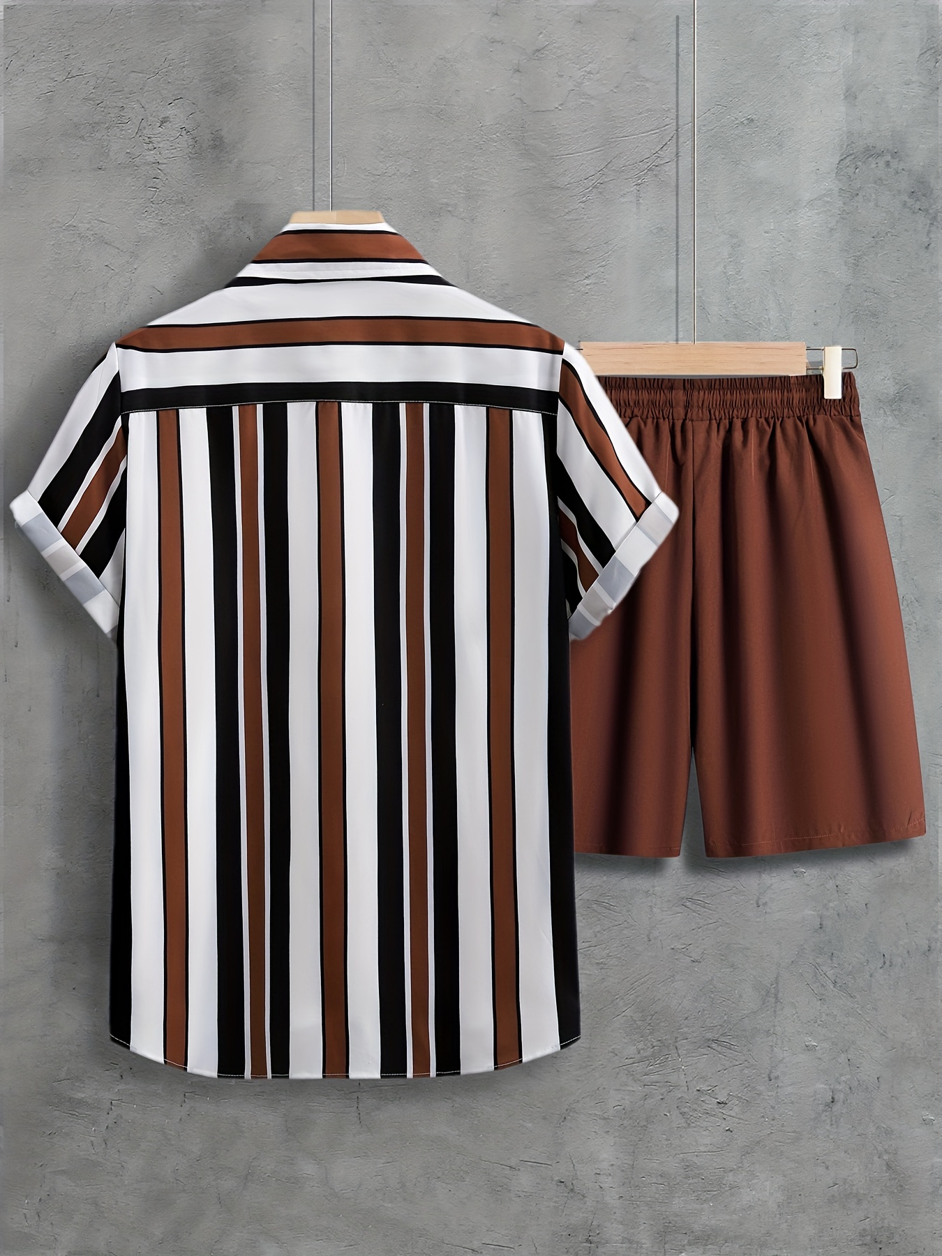 summer men's short sleeve suit shirt casual trendy men's
