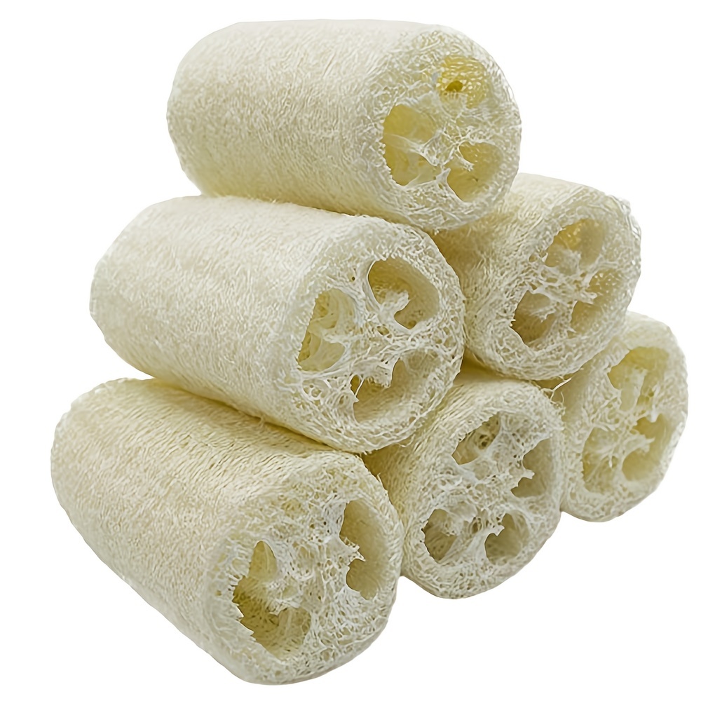 6 Loofah Luffa Natural Sponge Body Wash Bath Shower Cleansing&Spa